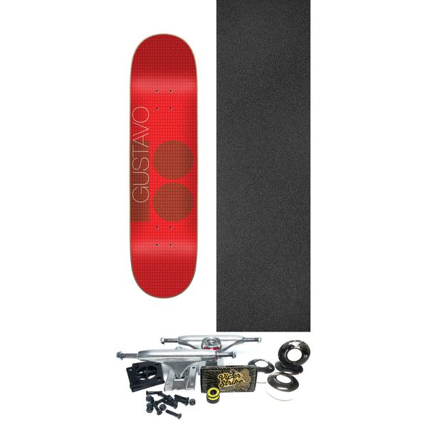 Plan B Skateboards Filipe Gustavo Varnish Skateboard Deck - 7.87" x 31.75" - Complete Skateboard Bundle